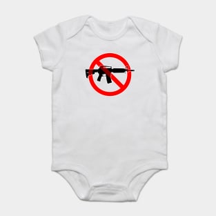 Ban Assault Weapons - Circle Slash Baby Bodysuit